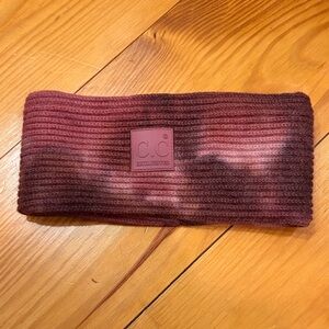 C.C Knit Headband in Burgundy and Rose I accept offers